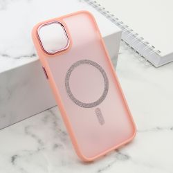 Futrola SHINING MAGSAFE za iPhone 15 Plus roze (MS).
