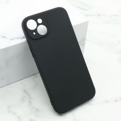 Futrola Soft Silicone za iPhone 15 Plus crna (MS).