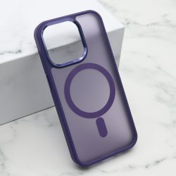 Futrola SILKY MAGSAFE za iPhone 15 Pro (6.1) ljubicasta (MS).