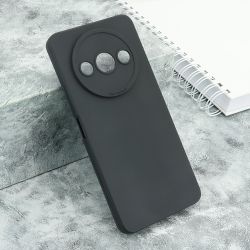 Silikonska futrola Pro Camera za Xiaomi Redmi A3 crna (MS).