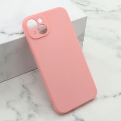 Futrola Soft Silicone za iPhone 15 Plus roze (MS).