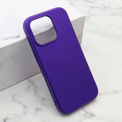 Futrola Soft Silicone za iPhone 16 Pro (6.3) ljubicasta (MS).