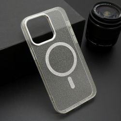 Futrola SPARKLING MagSafe za iPhone 15 Pro Max (6.7) providna (MS).