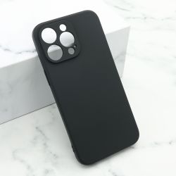 Futrola Soft Silicone za iPhone 15 Pro Max (6.7) crna (MS).
