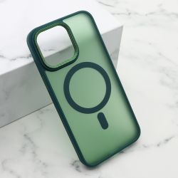 Futrola SILKY MAGSAFE II za iPhone 15 Pro Max (6.7) zelena (MS).