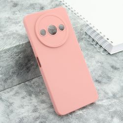 Silikonska futrola Pro Camera za Xiaomi Redmi A3 roze (MS).