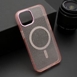 Futrola SPARKLING MagSafe za iPhone 14 (6.1) roze (MS).