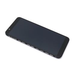 LCD Displej / ekran za Huawei P Smart + touchscreen + frame APLONG Original Material black (MS).