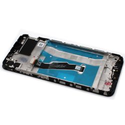 LCD Displej / ekran za Huawei Honor 9A/Y6P + touchscreen + frame black (MS).