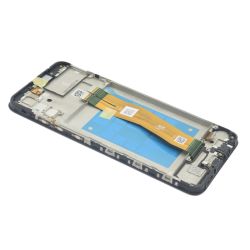 LCD Displej / ekran za Samsung A025 Galaxy A02s + touchscreen + frame black (161mm-zuti flet) Full ORG EU (GH81-20181A) (MS).