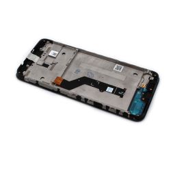 LCD Displej / ekran za Motorola Moto E7 Plus + touchscreen + frame black (MS).