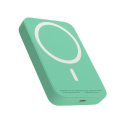 Power Bank baterija MagSafe 5000 mAh zeleni (MS).