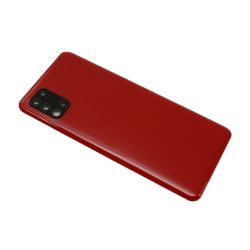Poklopac baterije za Samsung A315/Galaxy A31 2020 crveni + staklo kamere (NO LOGO) (MS).