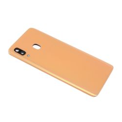 Poklopac baterije za Samsung A405 Galaxy A40 coral + staklo kamere Full ORG SH(I KLASA) (MS).