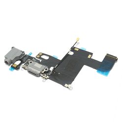 Flet kabl za Iphone 6G sa konektorom punjenja i Handsfree slušalice crni (MS).