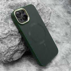 Futrola CARBON MagSafe za iPhone 14 (6.1) zelena (MS).