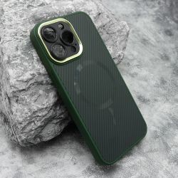 Futrola CARBON MagSafe za iPhone 15 Pro Max (6.7) zelena (MS).