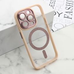 Futrola DIAMOND MagSafe za iPhone 14 Pro (6.1) roze (MS).