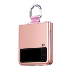 Futrola Elegant fold za Samsung F711B Galaxy Samsung F771B Galaxy Z Flip3 roze (MS).