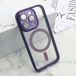 Futrola DIAMOND MagSafe za iPhone 15 Pro (6.1) ljubicasta (MS).