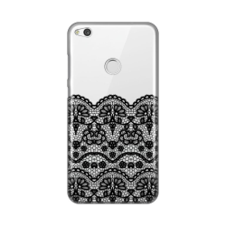 Silikonska futrola print Skin Za Huawei Honor 8 Lite/P8 Lite (2017)/P9 Lite (2017) Black Lace.
