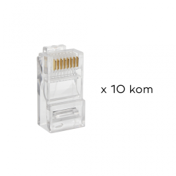 Konektor RJ45 CAT5 8P8C JWD-AD78 10 kom.