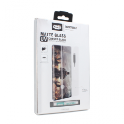 Zastitno Staklo Staklena folija glass Rockymile UV mat Full Glue + Lampa za Samsung G965 S9 Plus.