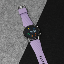 Narukvica relief za smart watch 22mm ljubicasta.
