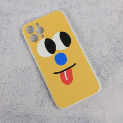 Futrola Smile face za iPhone 11 Pro zuta.