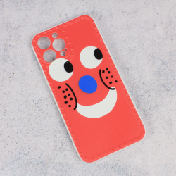 Futrola Smile face za iPhone 12 Pro Max 6.7 crvena.