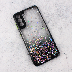 Futrola Frame Glitter za Samsung G996B Galaxy S21 Plus 5G crna.