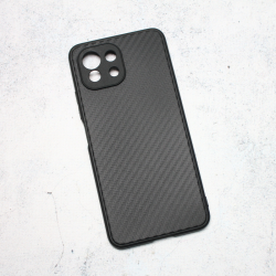 Futrola Carbon fiber za Xiaomi Mi 11 Lite crna.