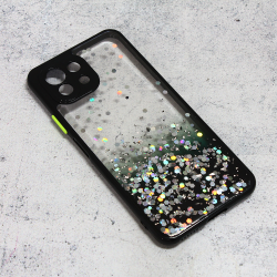 Futrola Frame Glitter za Xiaomi Mi 11 Lite crna.