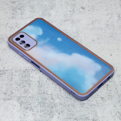 Futrola Candy Marble za Samsung A037 Galaxy A03s lila.