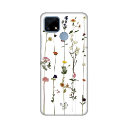 Silikonska futrola print Skin za Realme C25 Flower.