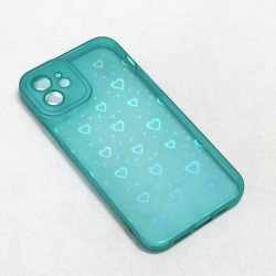 Futrola Heart Color IMD za iPhone 12 6.1 tamno zelena.