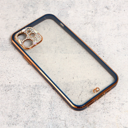 Futrola Cirkon Camera za iPhone 12 6.1 tamno plava.
