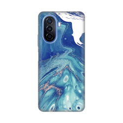 Silikonska futrola print za Huawei nova Y70 Blue Marble.