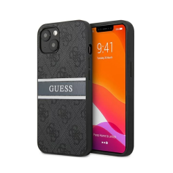 Futrola Guess Stripe za iPhone 13 siva (GUHCP13M4GDGR).