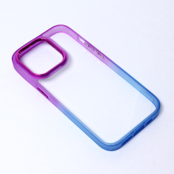 Futrola Colorful Acrylic za iPhone 14 Pro ljubicasta.