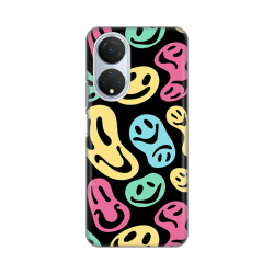 Silikonska futrola print za Huawei Honor X7 Black Color Smiles.