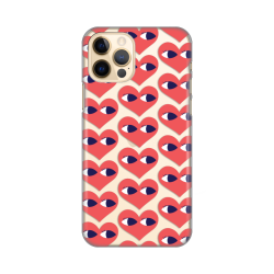 Silikonska futrola print Skin za iPhone 12/12 Pro 6.1 Eye Heart Pattern.