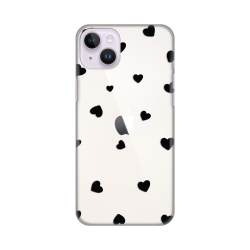 Silikonska futrola print Skin za iPhone 14 Plus Hearts.