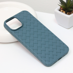 Futrola Weave case za iPhone 14 svetlo zelena.