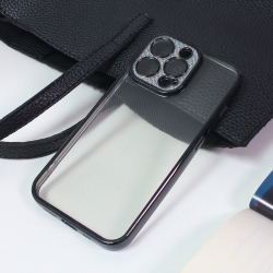 Futrola Silikon Camera Diamond iPhone 13 Pro crna.