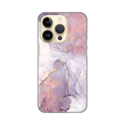 Silikonska futrola print za iPhone 14 Pro Pink Marble.