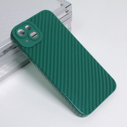 Futrola Silikon Line za iPhone 14 Plus tamno zelena.