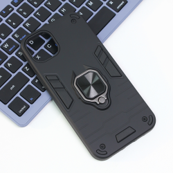 Futrola Cube Ring za iPhone 14 Plus crna.