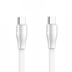 Data kabl LDNIO LC131-C 65W Type C na Type C beli 1m.