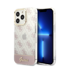 Futrola Guess Hc 4G Electro Script za iPhone 14 Pro pink (GUHCP14LHG4MHP).